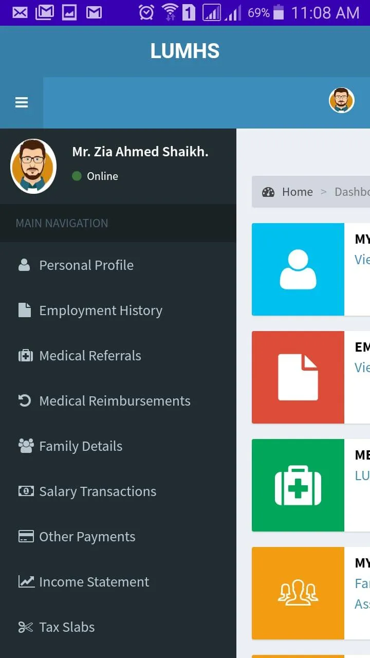 LUMHS HR360 | Indus Appstore | Screenshot