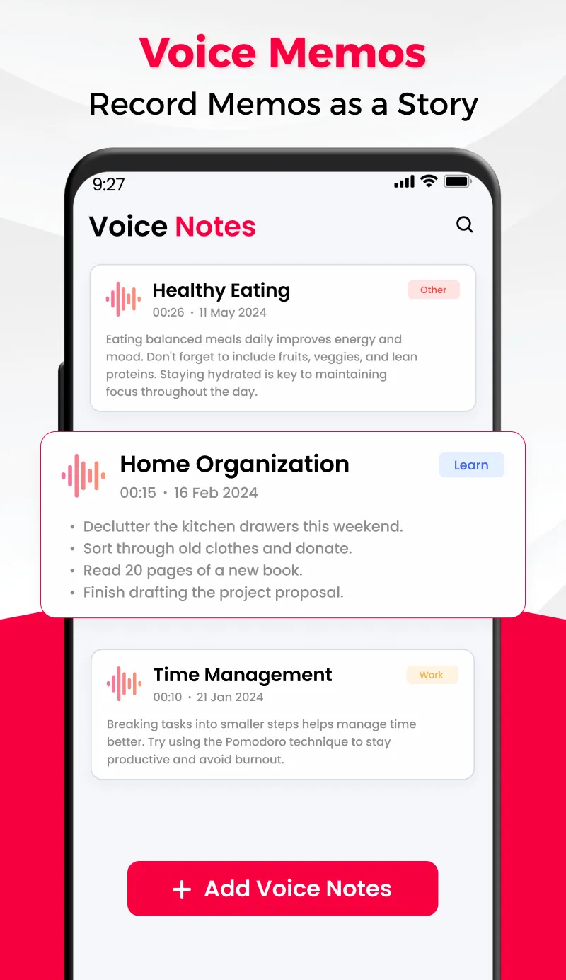 Voice Memo - Recorder & Notes | Indus Appstore | Screenshot