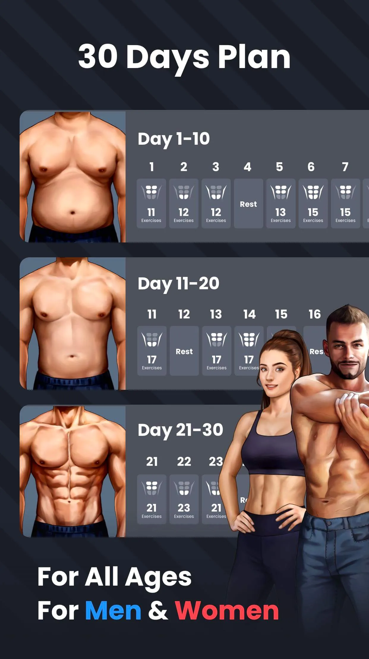 Six Pack in 30 Days | Indus Appstore | Screenshot