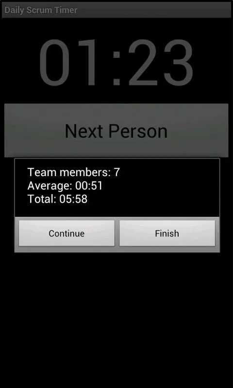Daily Scrum Timer | Indus Appstore | Screenshot