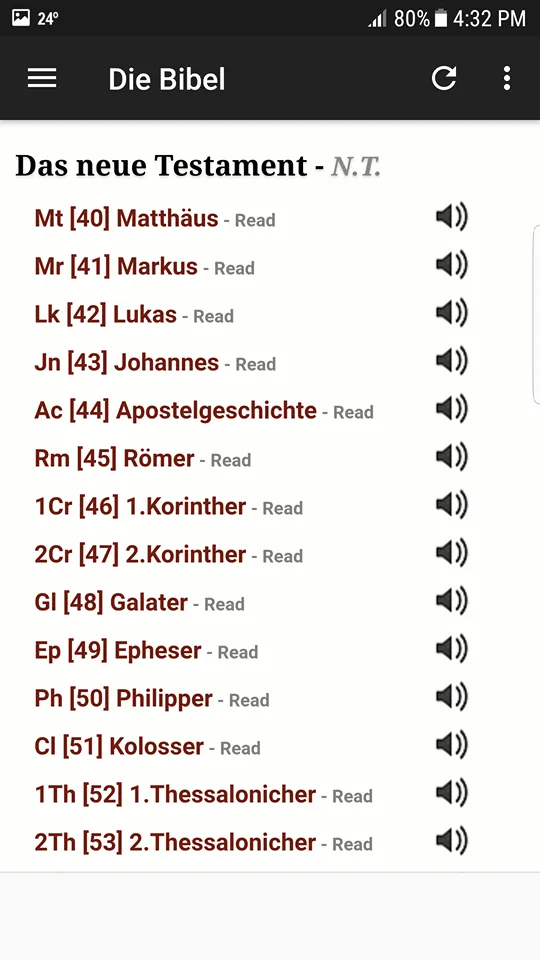 German Luther Bible | Indus Appstore | Screenshot