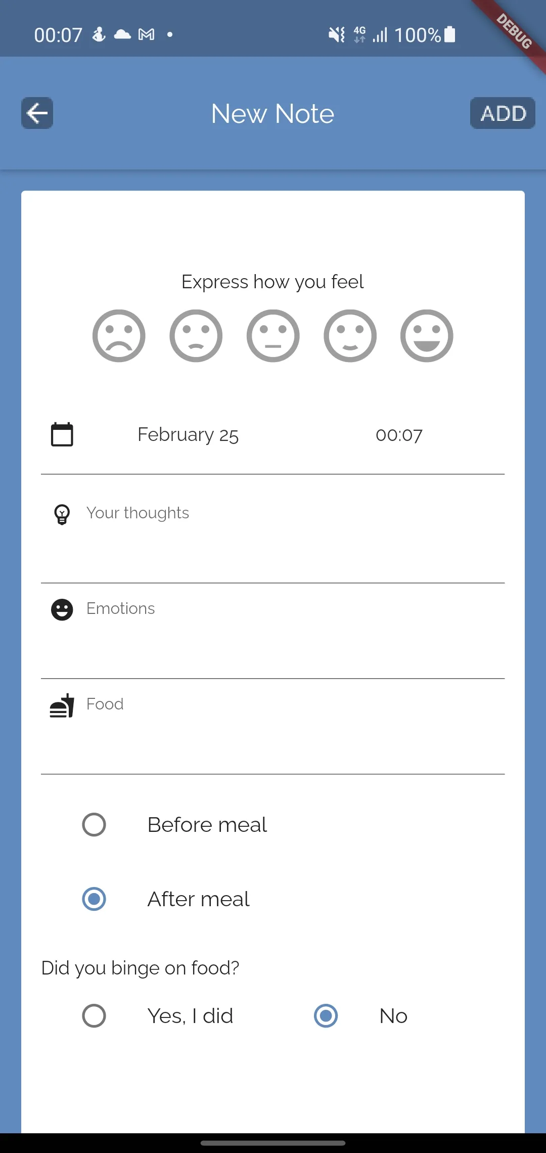 Eating Enlightenment Journal | Indus Appstore | Screenshot