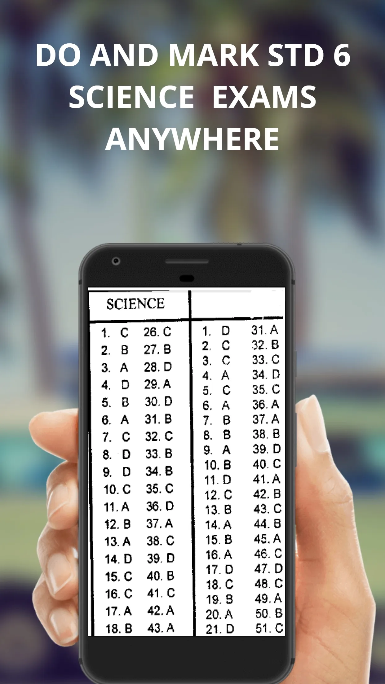 Science Std 5 Exams + Answers | Indus Appstore | Screenshot