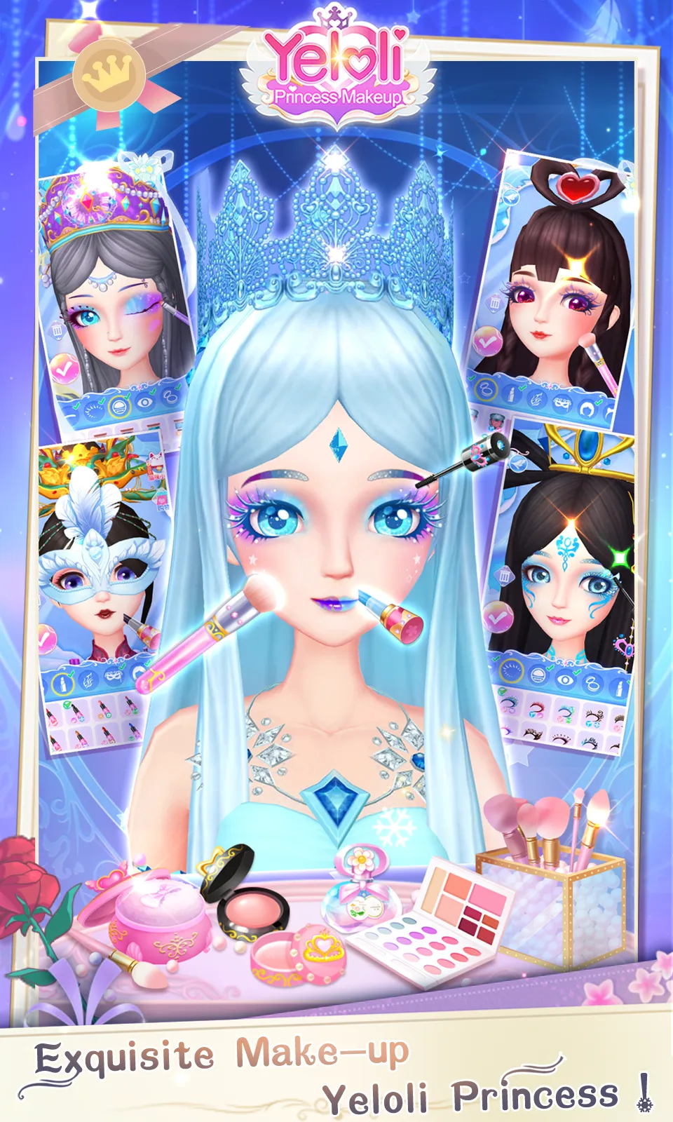 Yeloli Princess Makeup | Indus Appstore | Screenshot