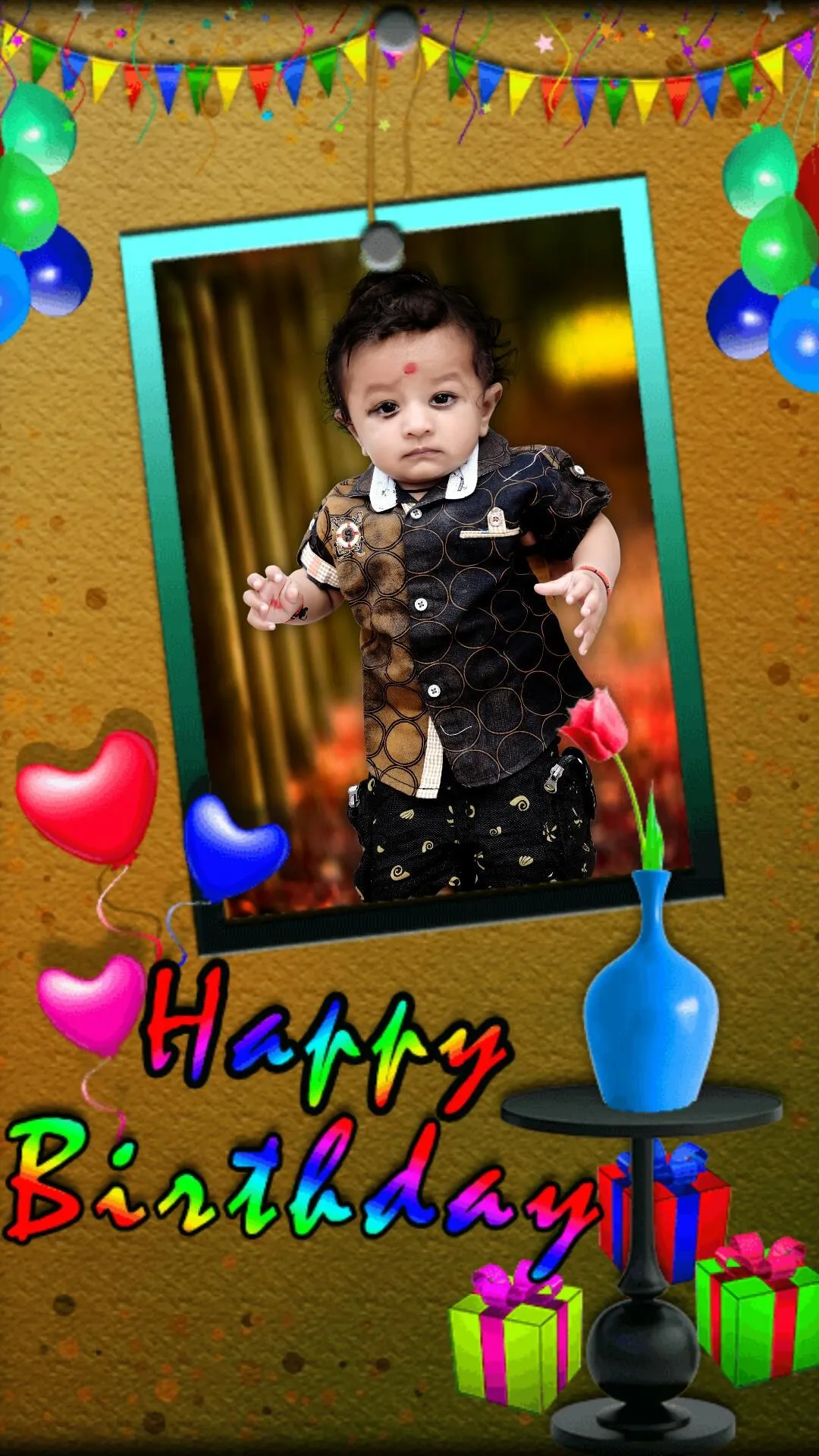 Birthday Photo Frame | Indus Appstore | Screenshot