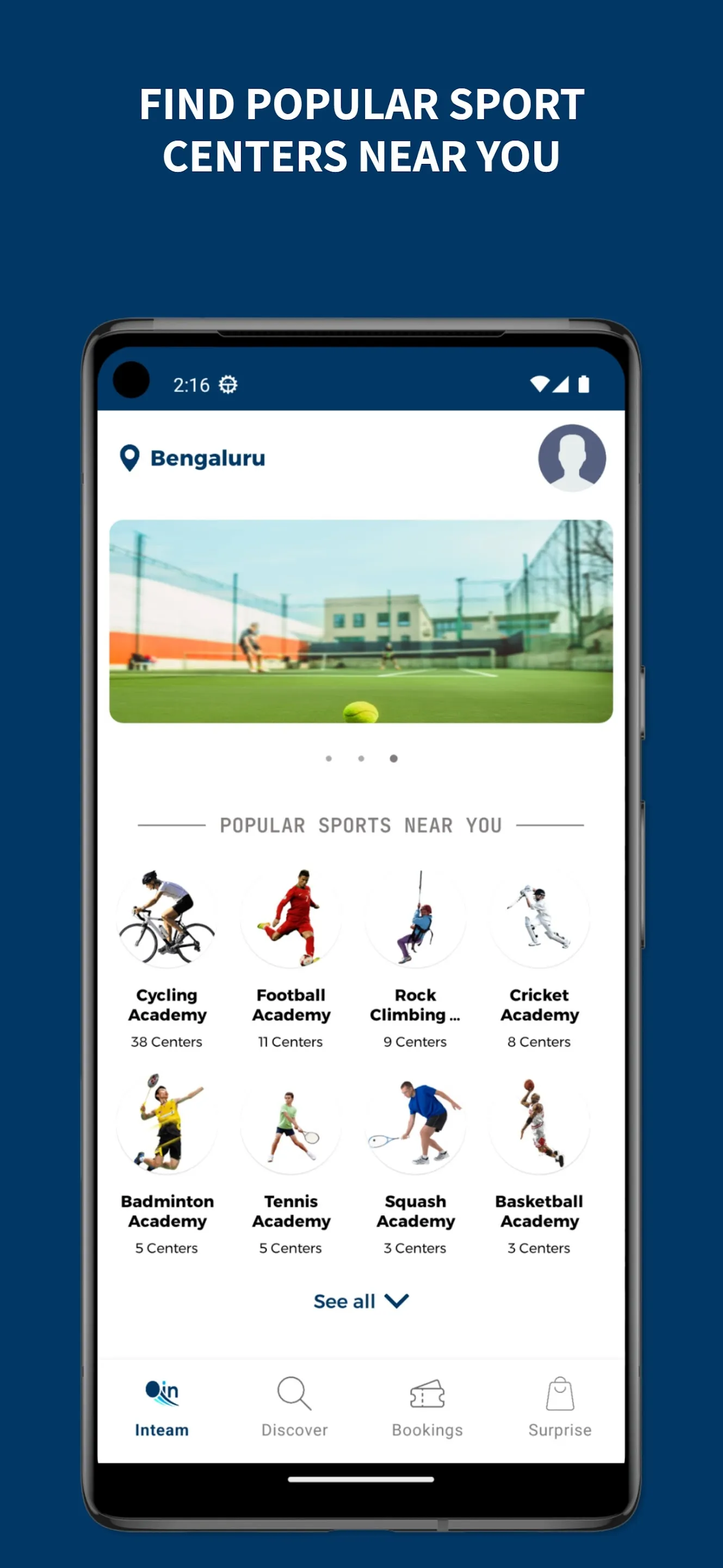 InTeam Sports App | Indus Appstore | Screenshot