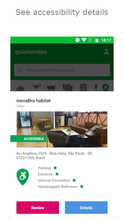 Wheelguide accessibility | Indus Appstore | Screenshot