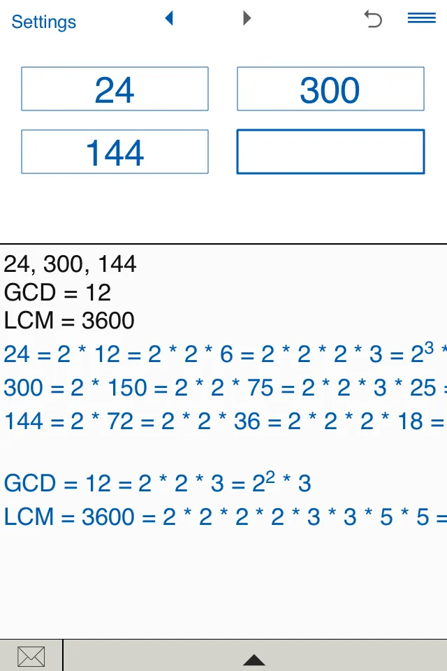 GCD and LCM calculator | Indus Appstore | Screenshot