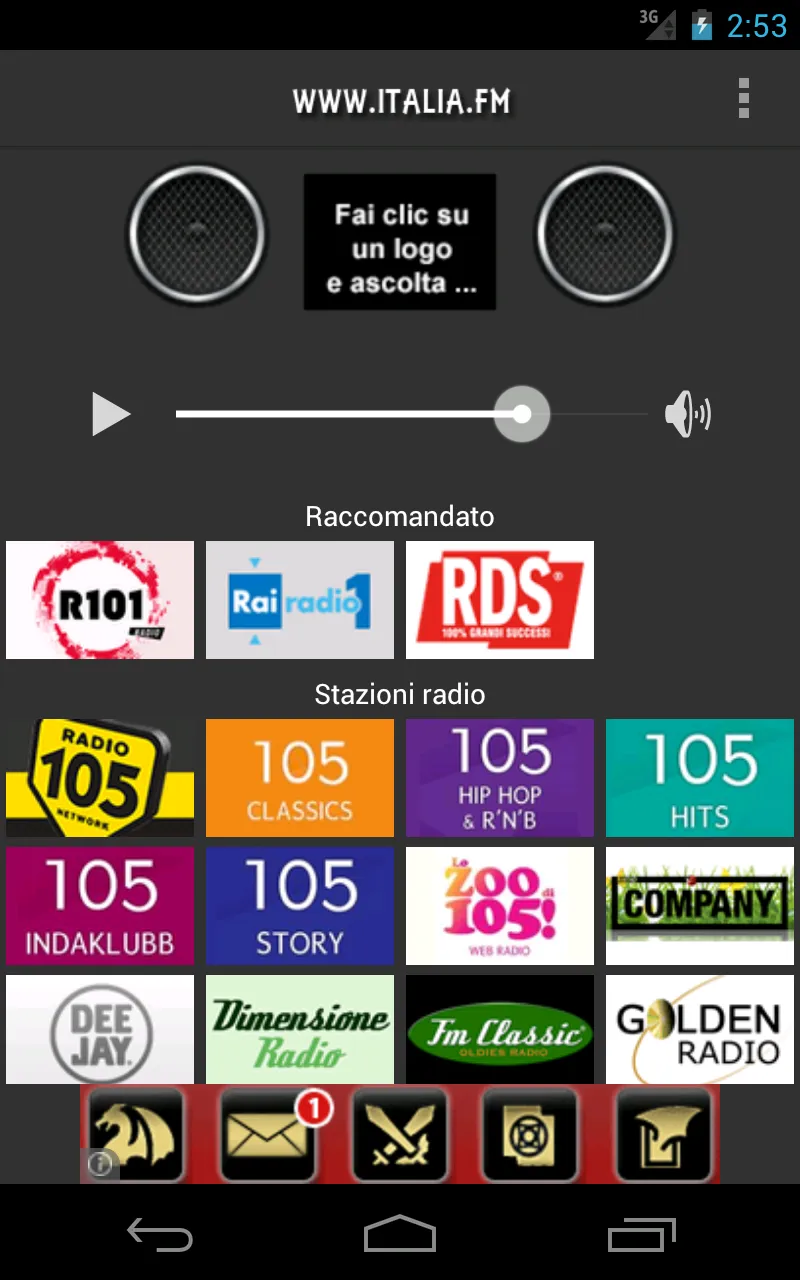 Italia.FM | Indus Appstore | Screenshot