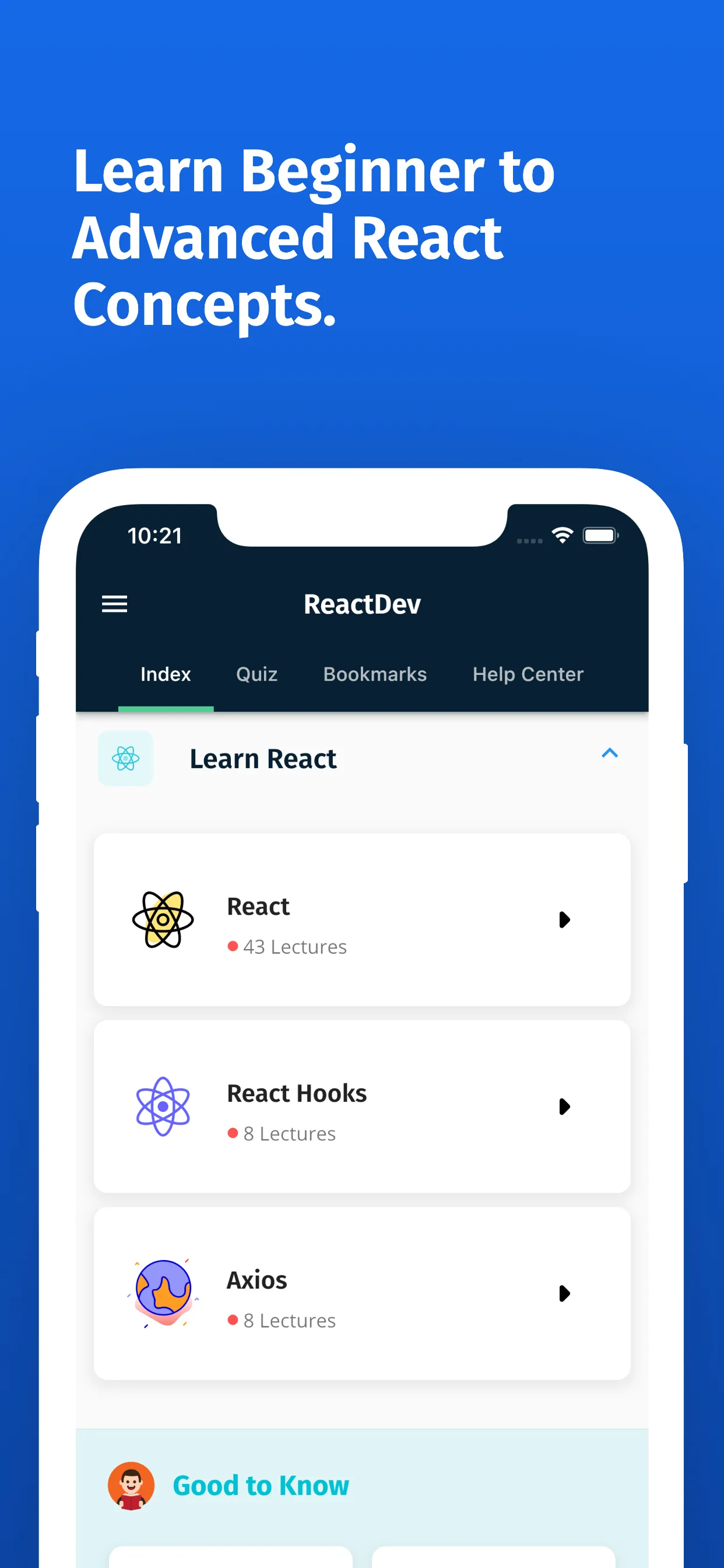 Learn React Offline - ReactDev | Indus Appstore | Screenshot