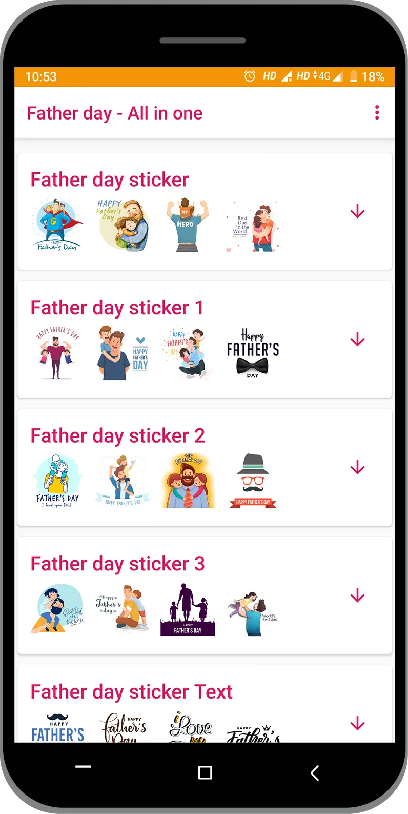 Father day - sticker, image | Indus Appstore | Screenshot