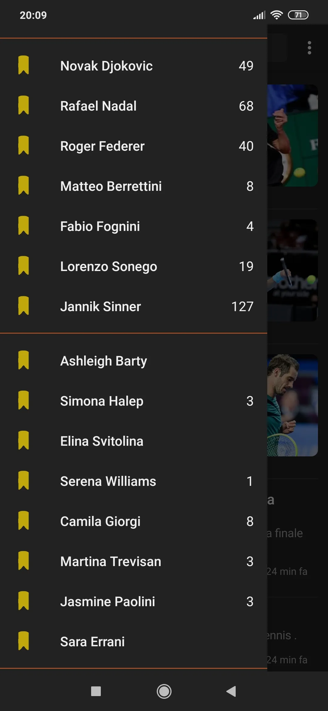 News - Tennis Italia | Indus Appstore | Screenshot