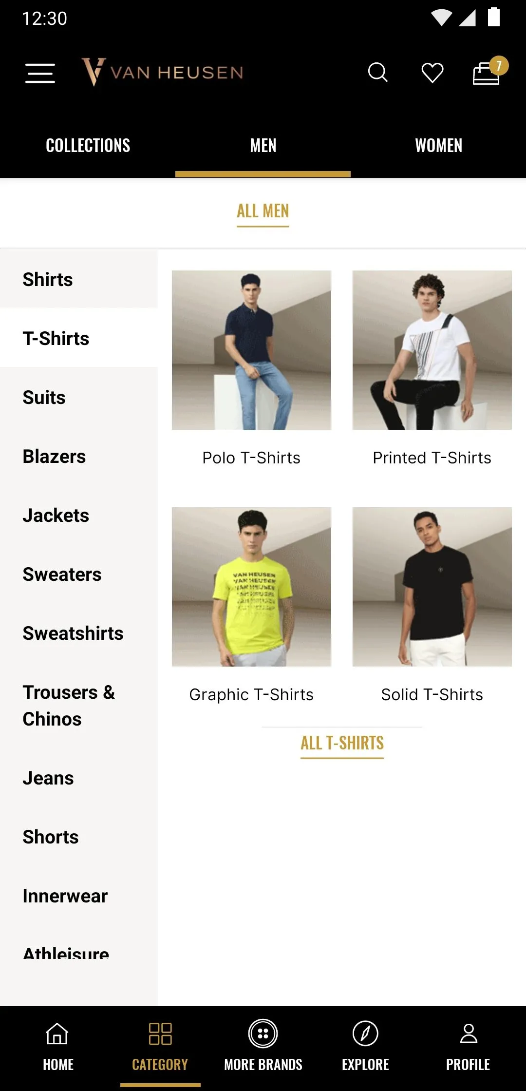 Van Heusen Online Shopping App | Indus Appstore | Screenshot