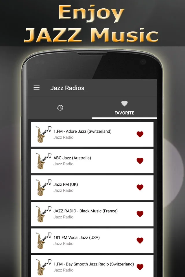 Jazz Music Radios | Indus Appstore | Screenshot