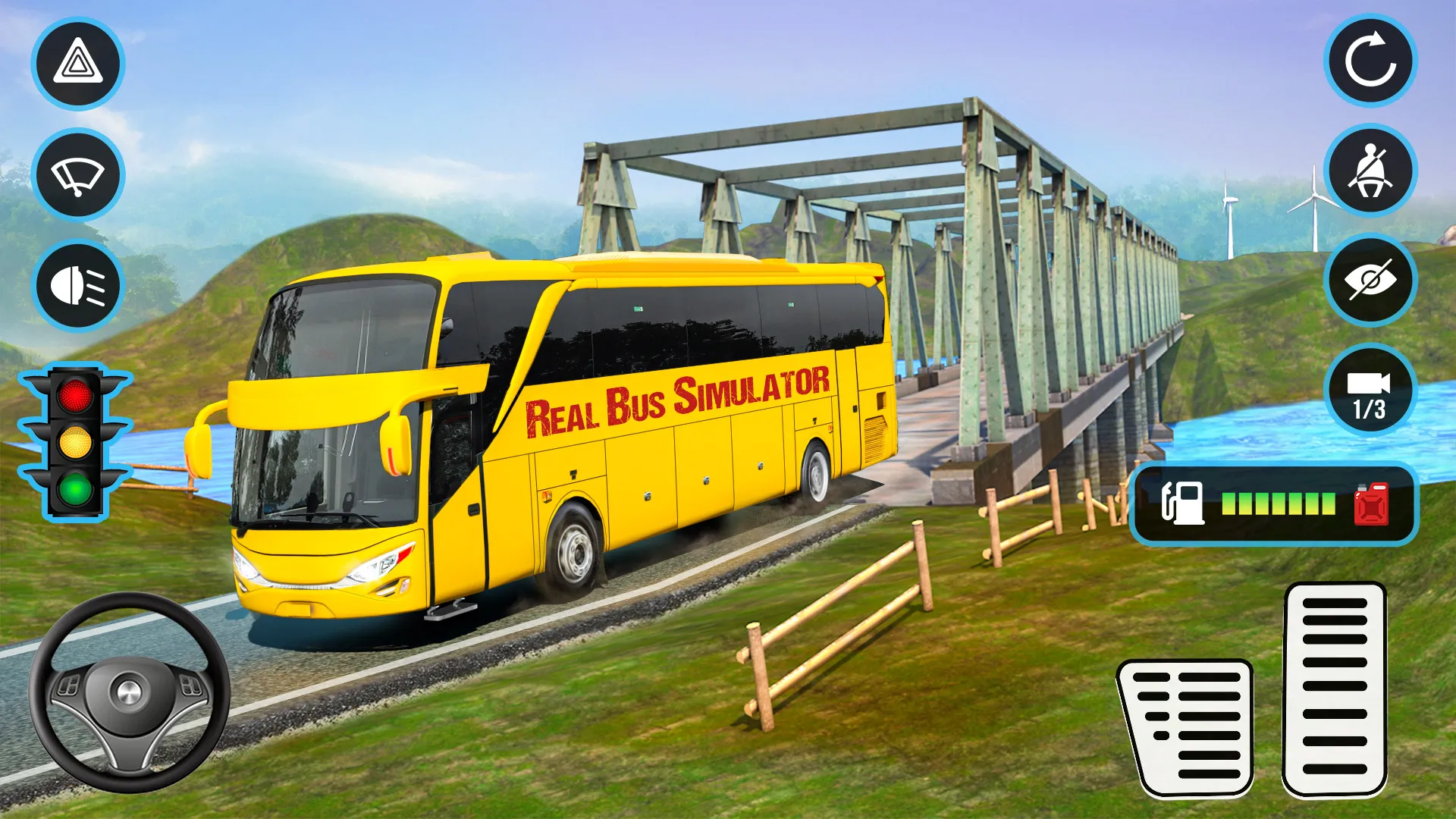 Real Bus Simulator: WW BusTour | Indus Appstore | Screenshot