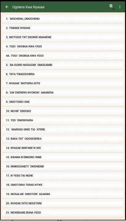 Ogotera kw'ogotogia Nyasae | Indus Appstore | Screenshot