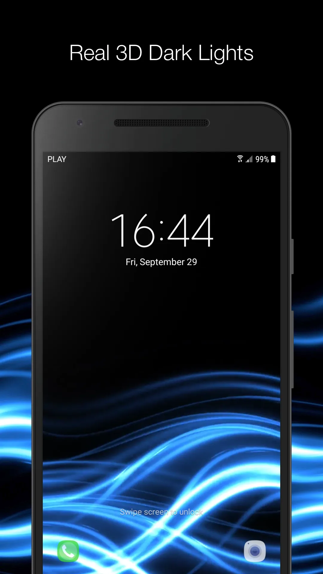 Amoled Dark Live Wallpaper | Indus Appstore | Screenshot