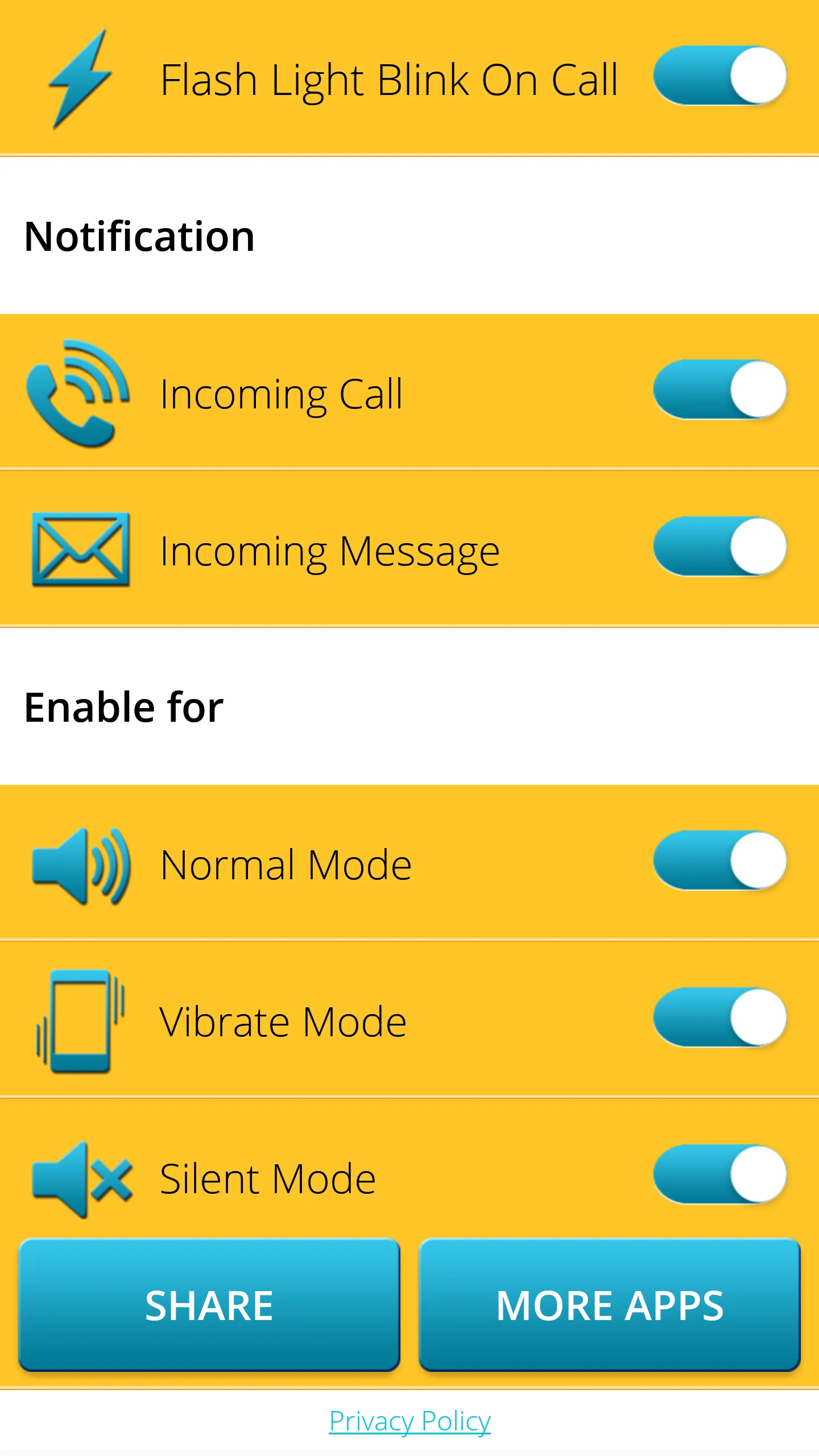 Flash Light Blink On Call | Indus Appstore | Screenshot