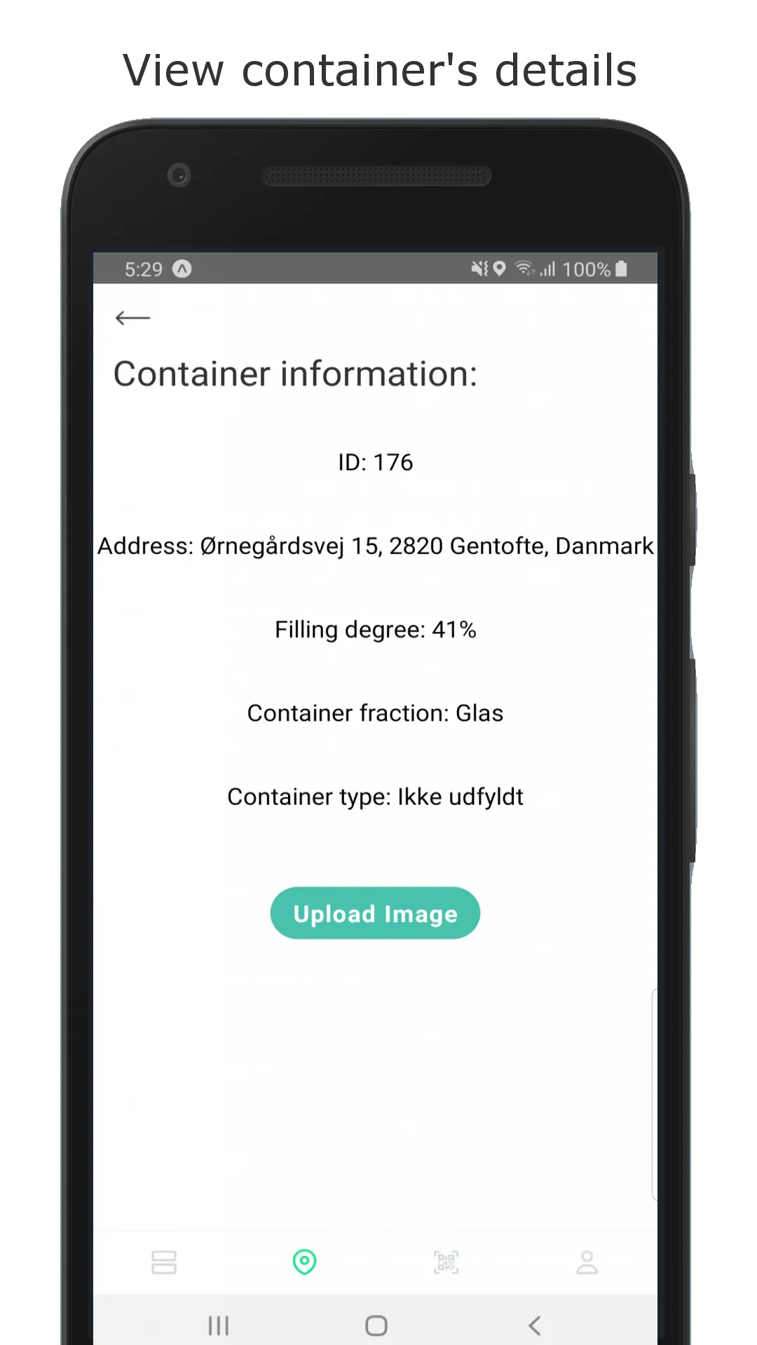 Sensor setup - Wastecontrol | Indus Appstore | Screenshot