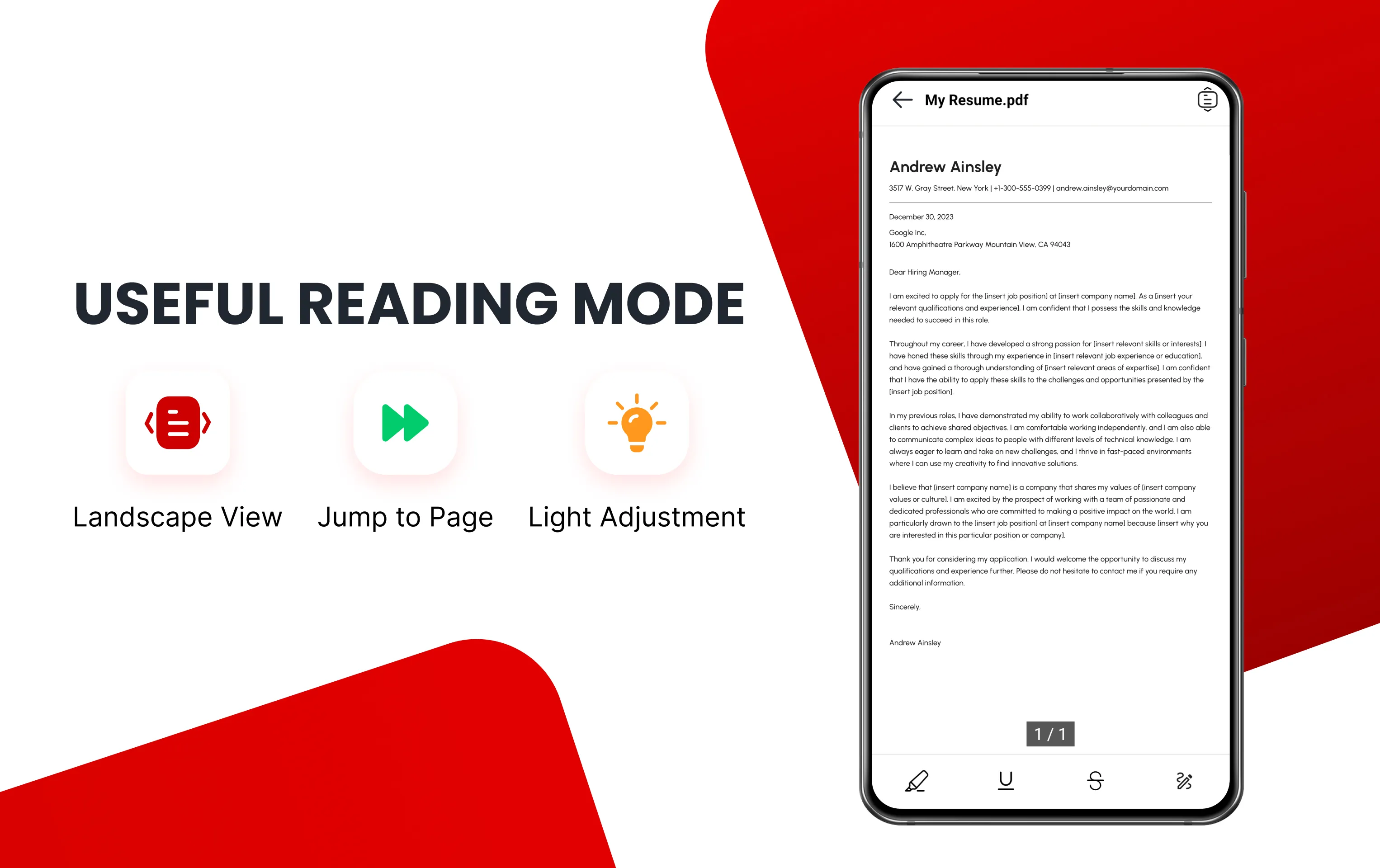 PDF Reader - PDF Scanner | Indus Appstore | Screenshot