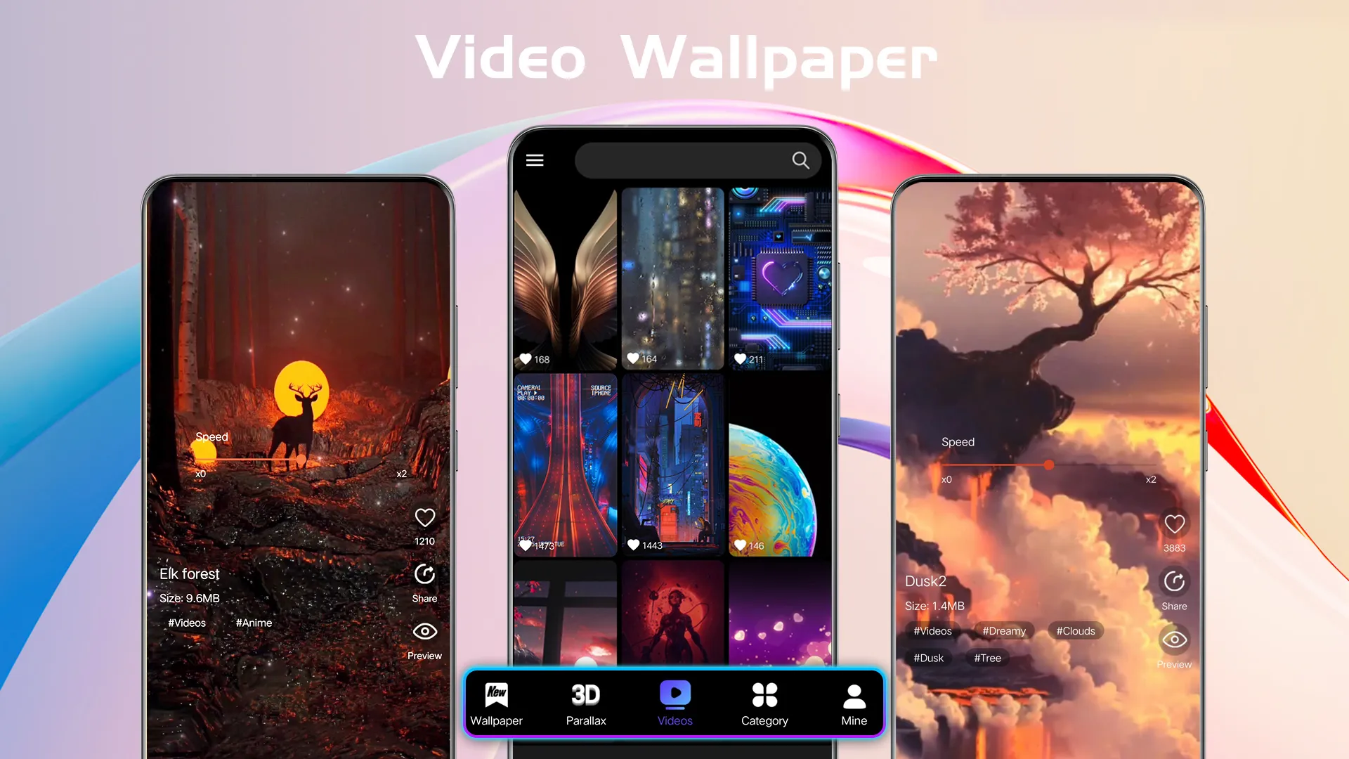 X Live Wallpaper - HD 3D/4D | Indus Appstore | Screenshot