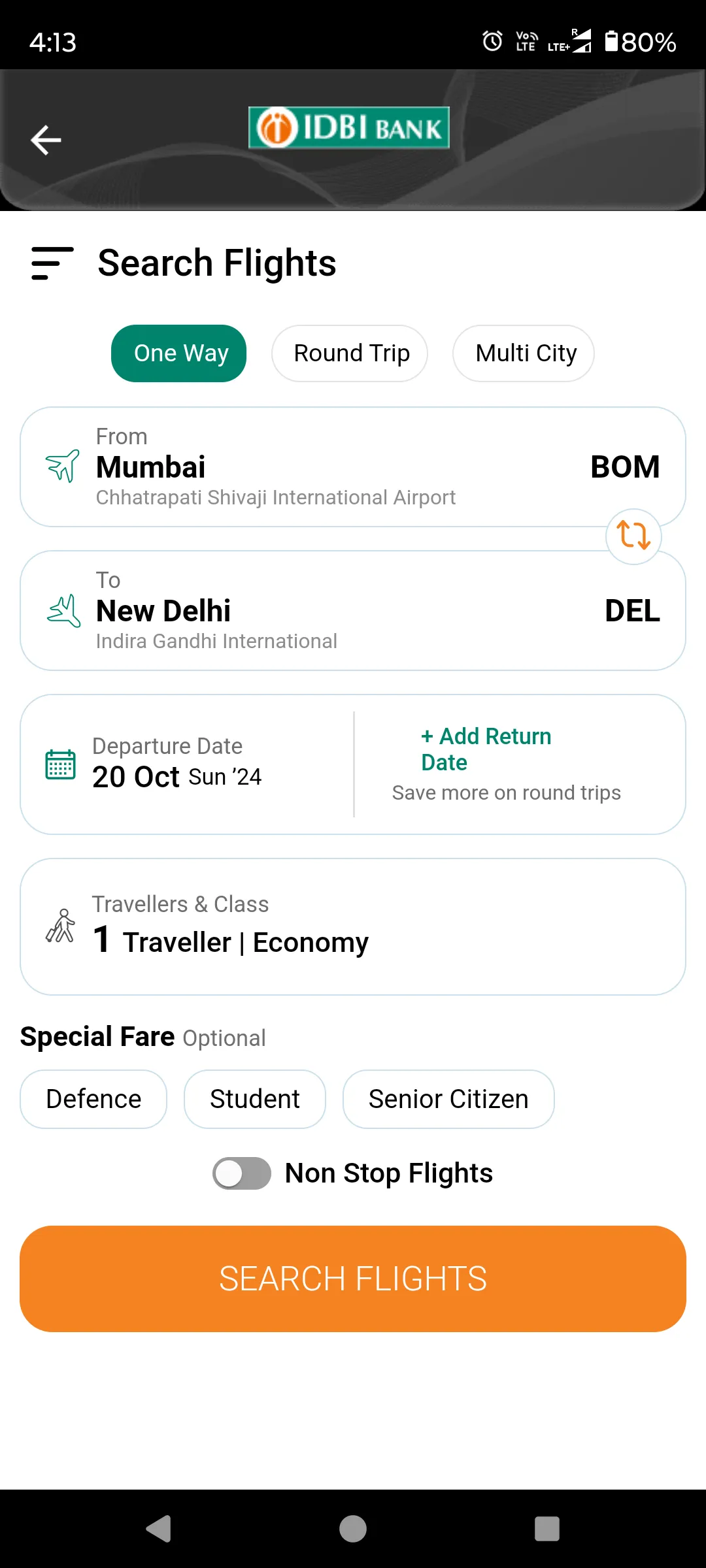 IDBI Bank GO Mobile+ | Indus Appstore | Screenshot
