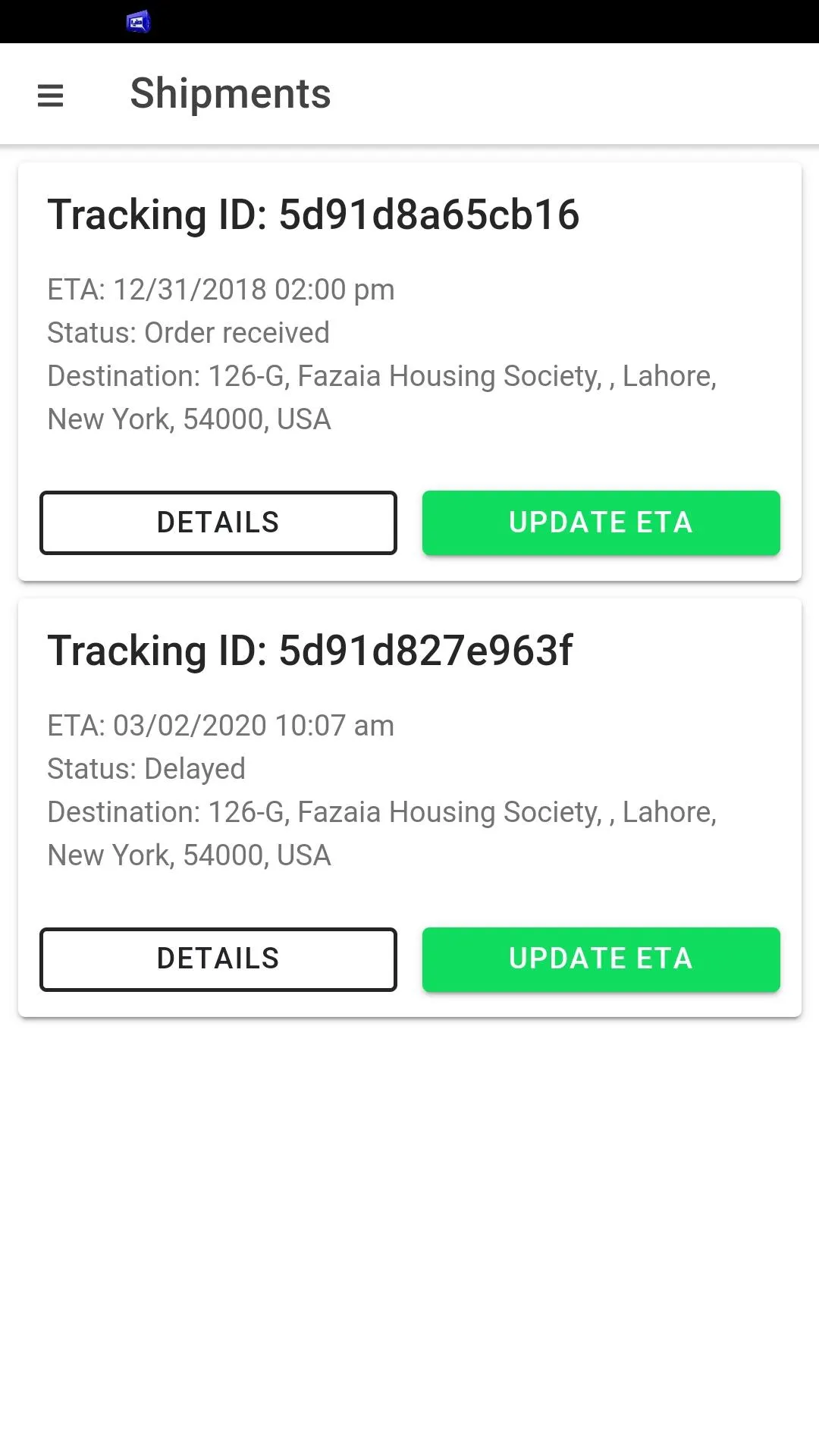 ETA Track Plus | Indus Appstore | Screenshot