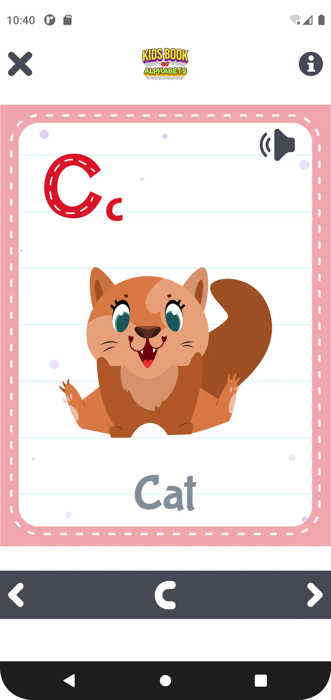 Kids Book of Alphabets | Indus Appstore | Screenshot