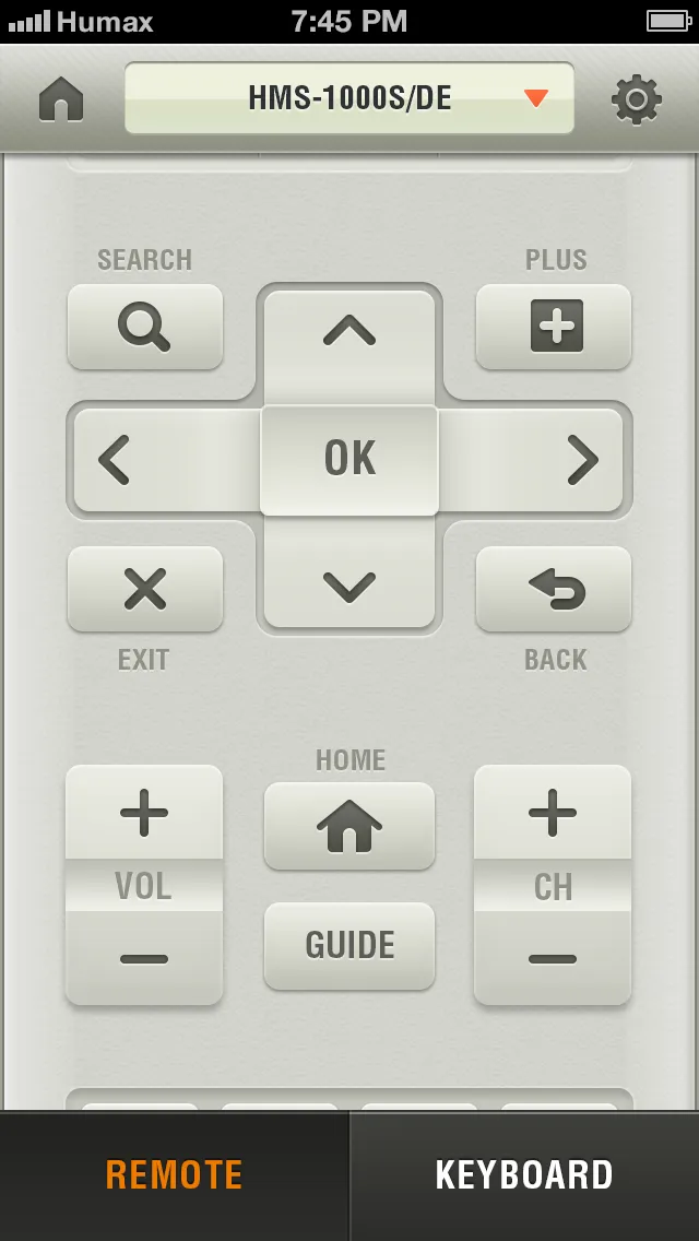 HUMAX Remote for Phone | Indus Appstore | Screenshot