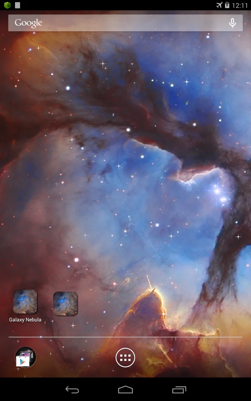 Galaxy Nebula Live Wallpaper | Indus Appstore | Screenshot