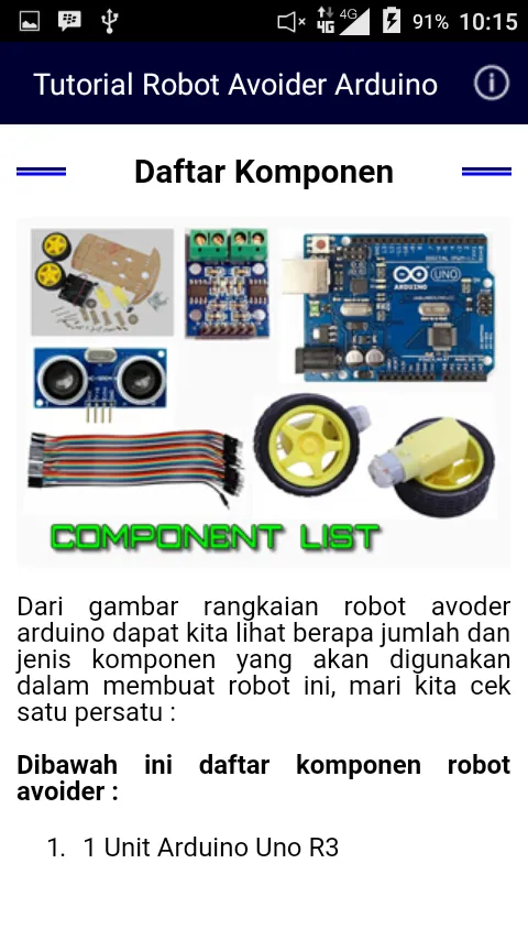 Tutorial Robot Avoider Arduino | Indus Appstore | Screenshot