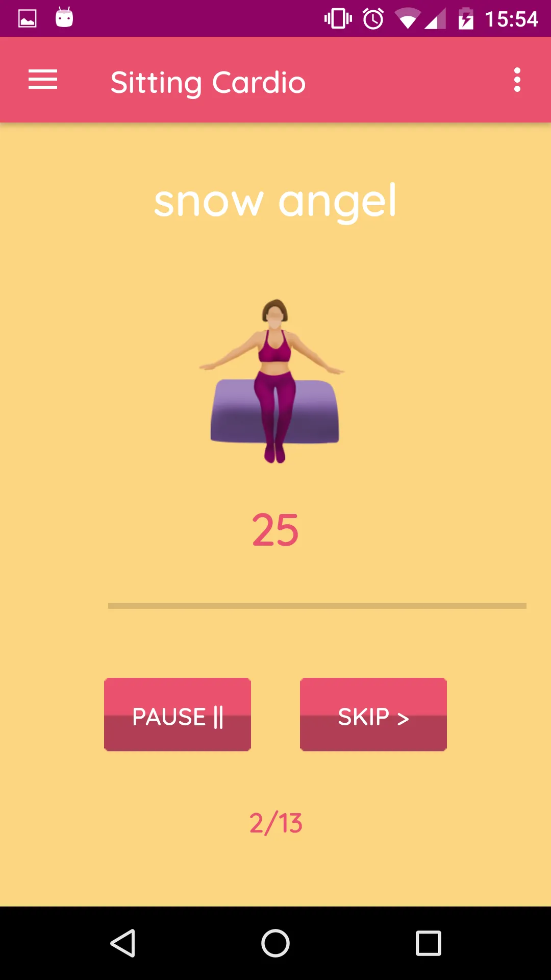 Sitting Cardio | Indus Appstore | Screenshot