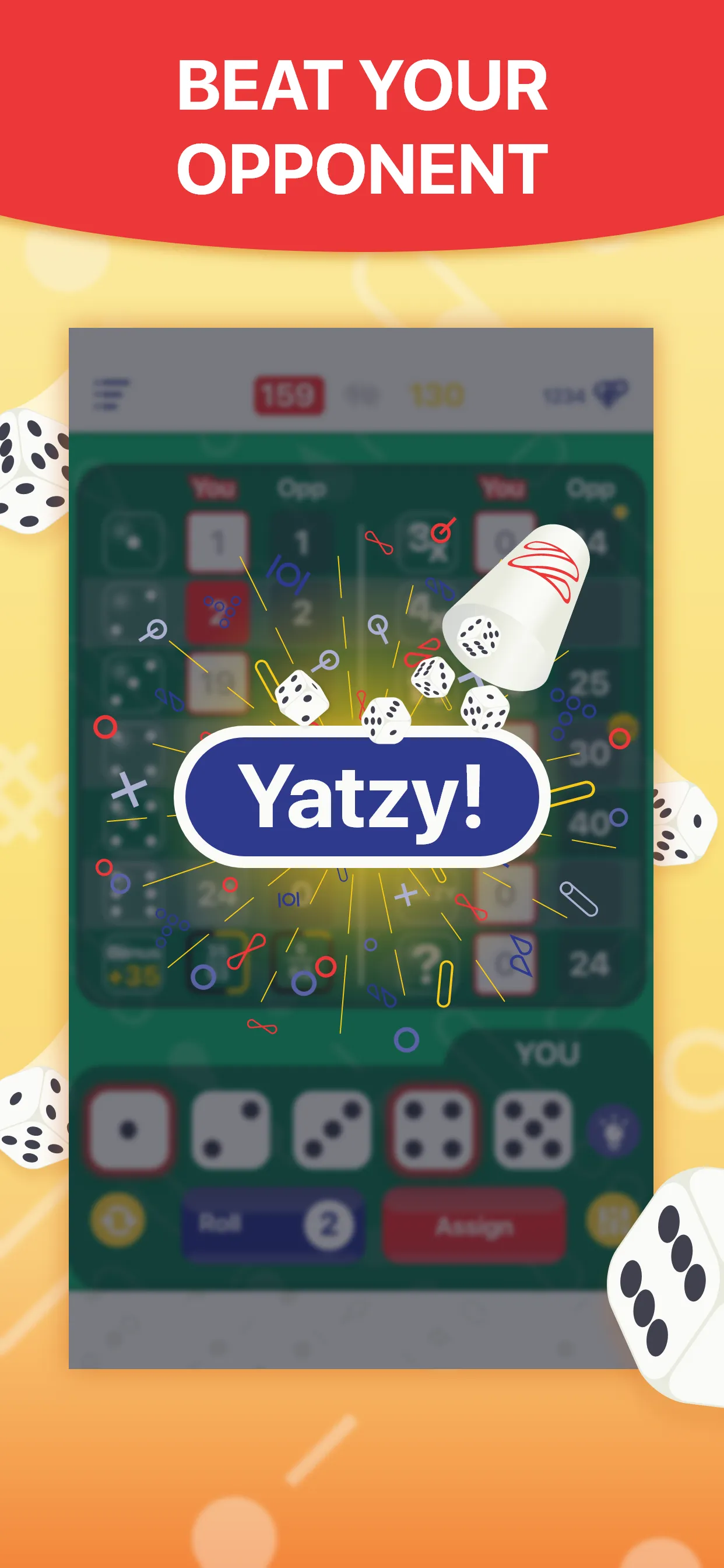 Yatzy - Classic Fun Dice Game | Indus Appstore | Screenshot