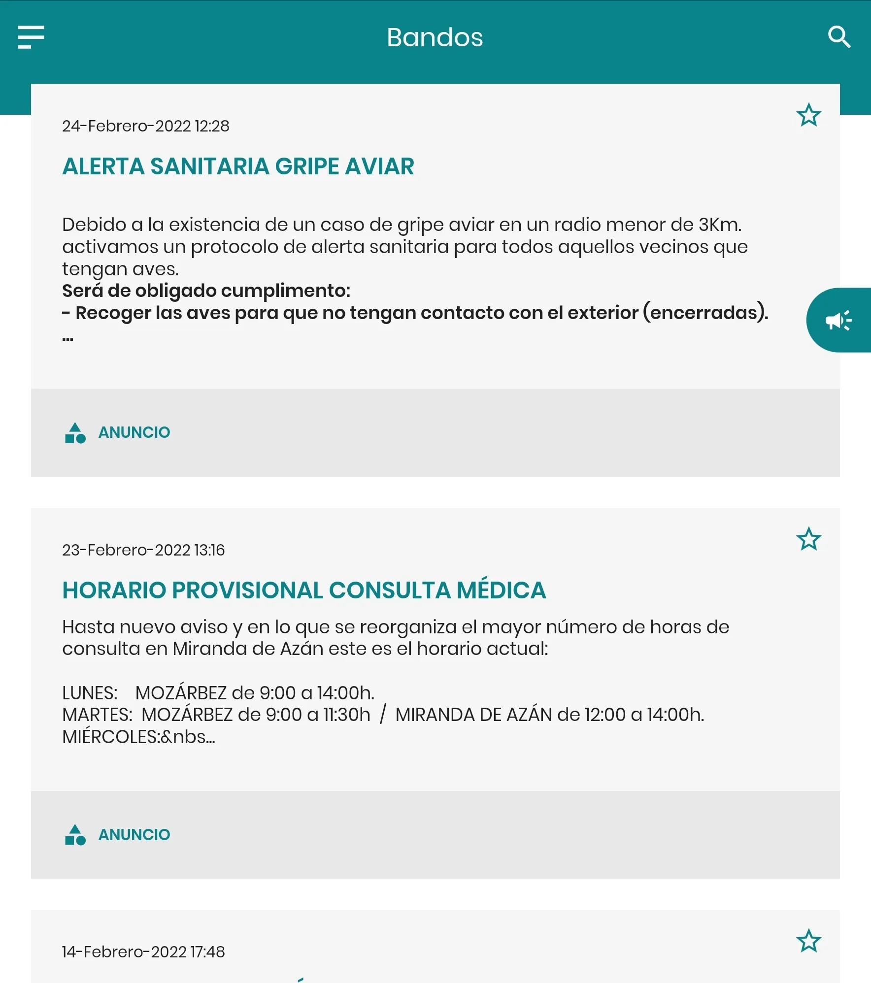 Miranda de Azán Informa | Indus Appstore | Screenshot