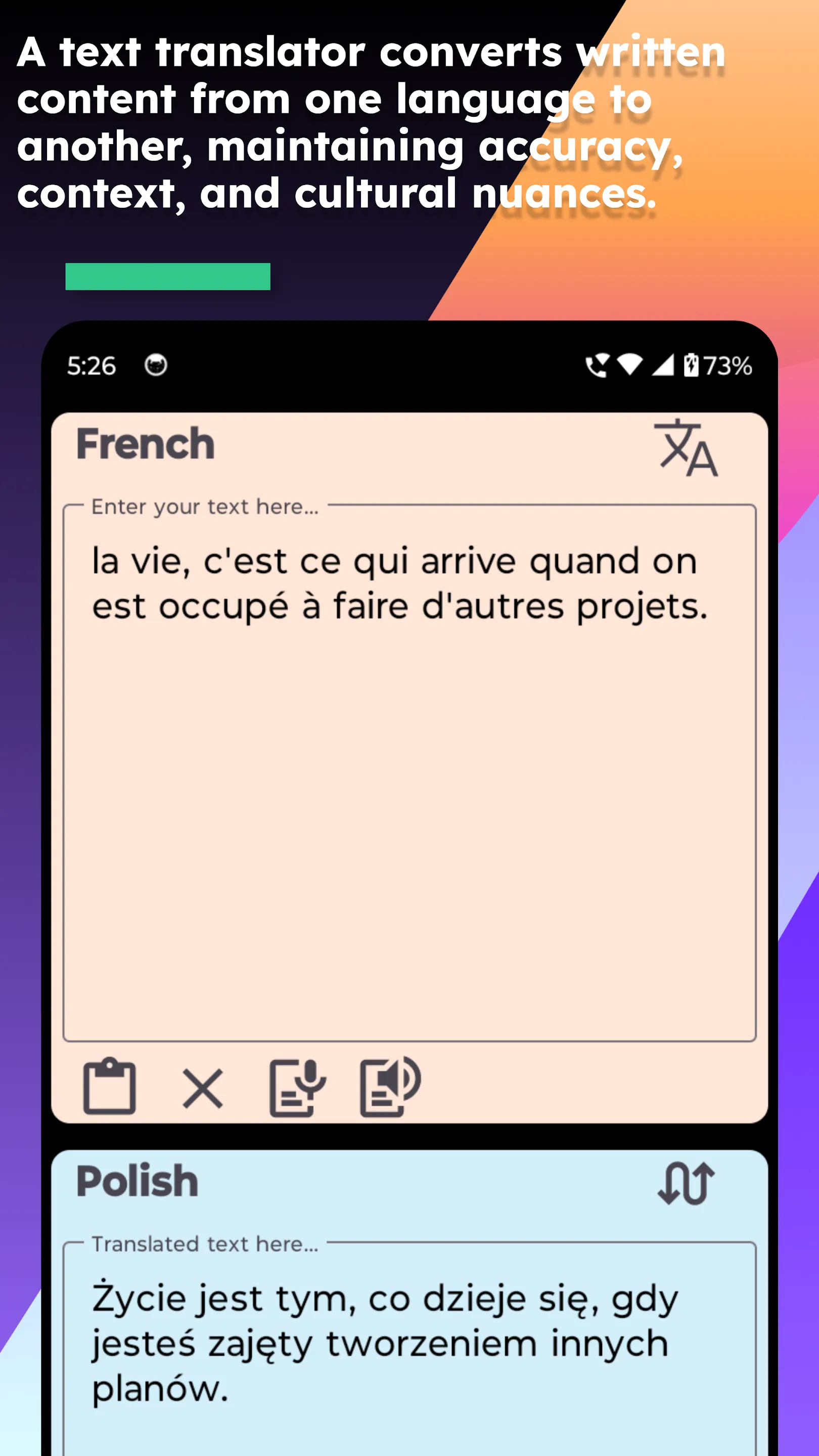 French Polish Translate | Indus Appstore | Screenshot