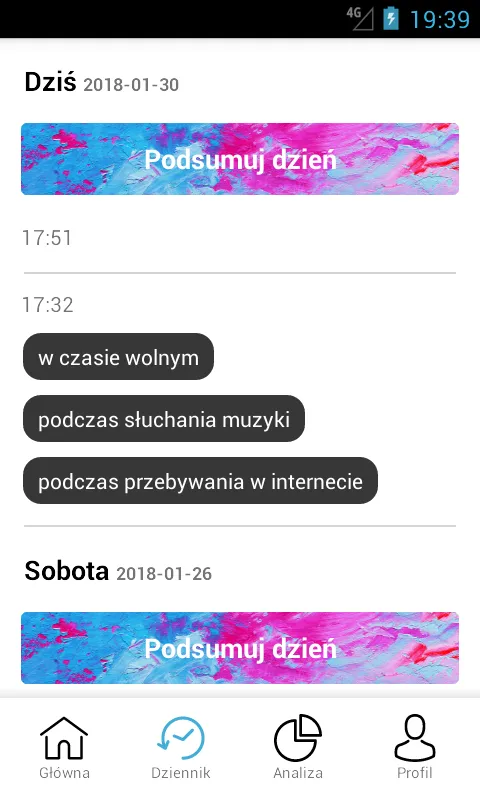 Dziennik Uczuć | Indus Appstore | Screenshot