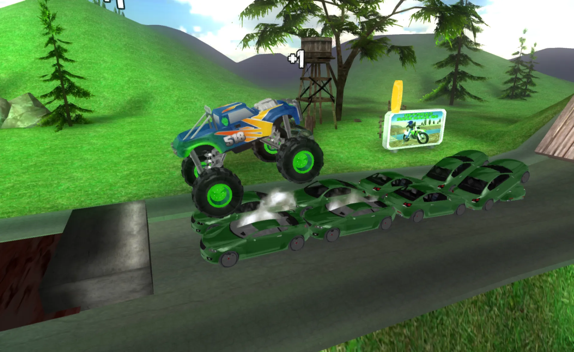 Big Monster Truck Racing 3D | Indus Appstore | Screenshot