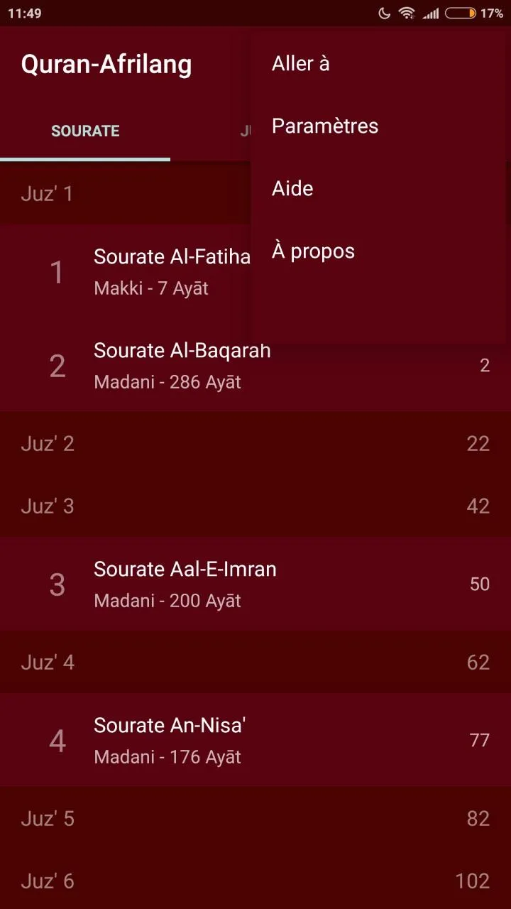 Quran Afrilang | Indus Appstore | Screenshot