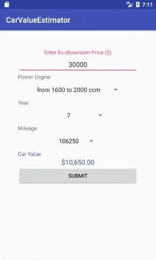 Car Value Estimator | Indus Appstore | Screenshot