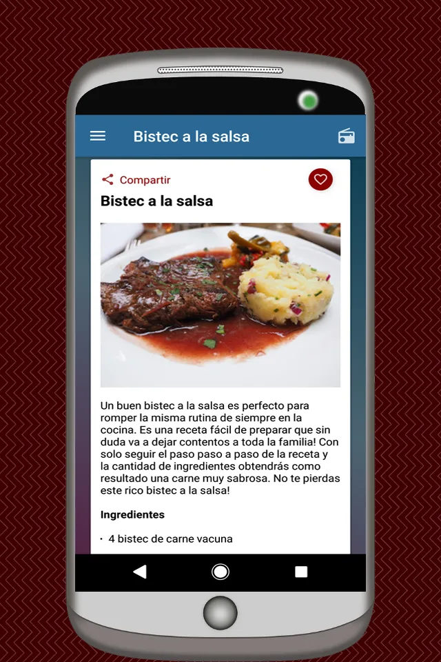 Recetas de Carnes | Indus Appstore | Screenshot