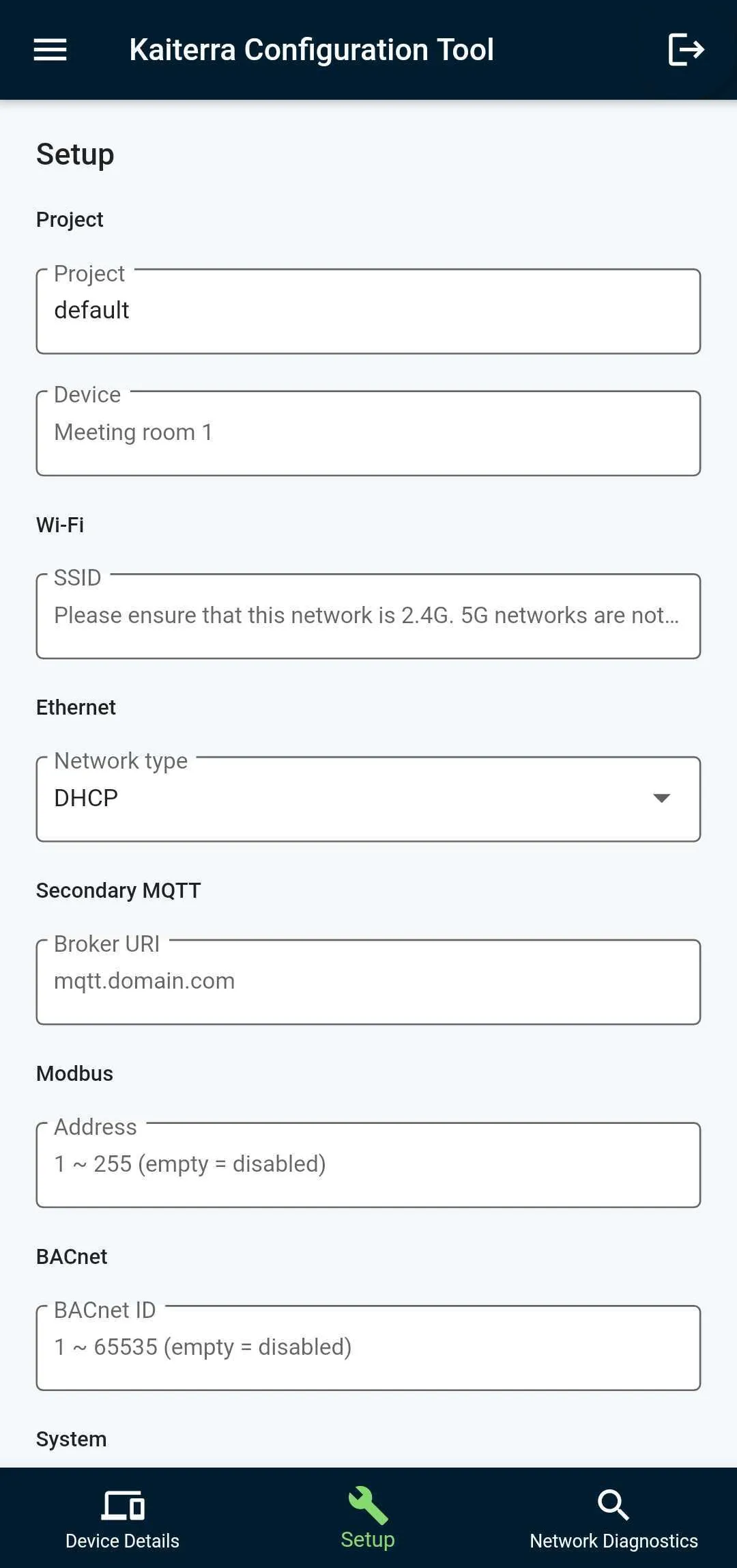 Kaiterra Enterprise Configurat | Indus Appstore | Screenshot