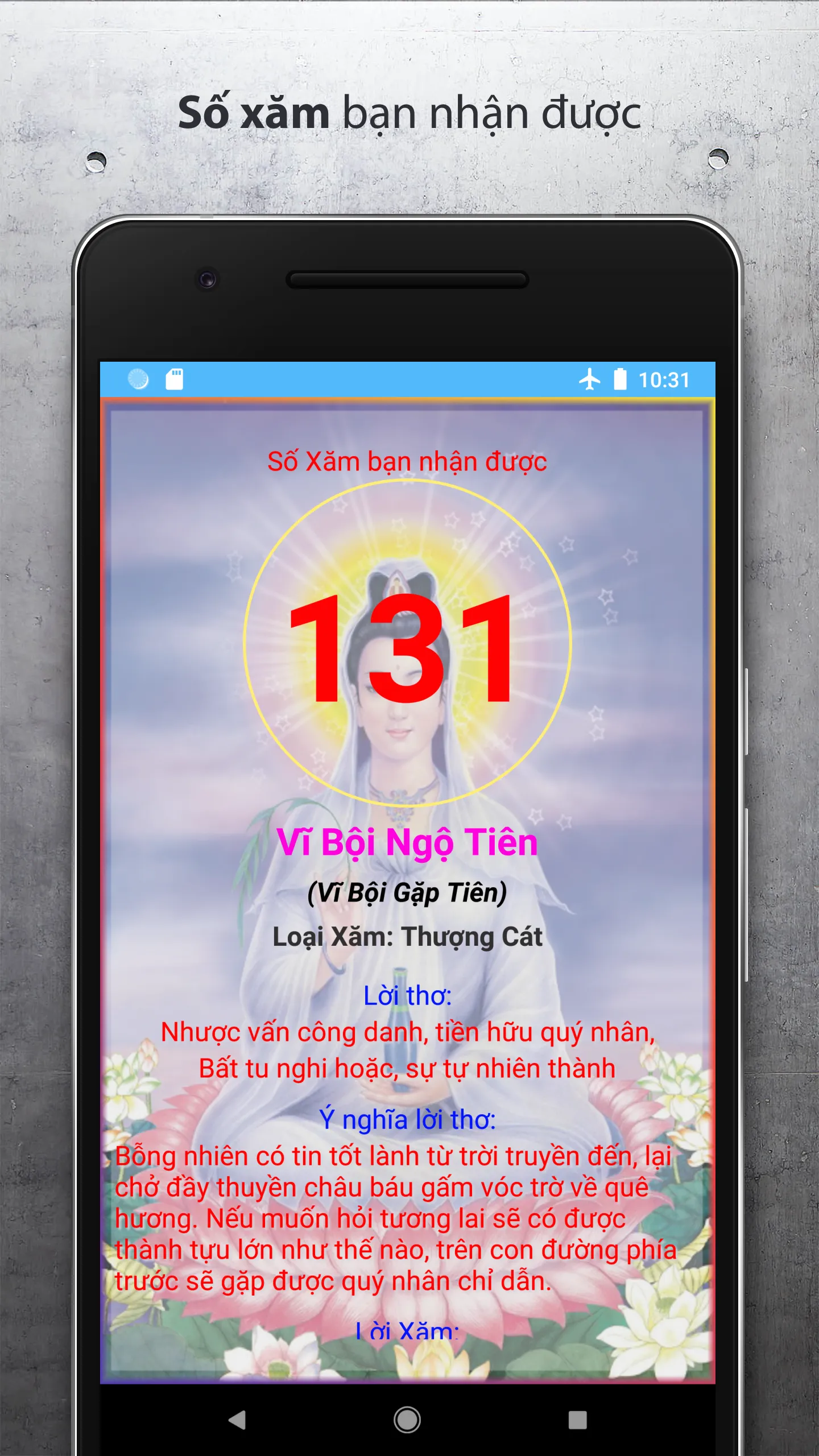 Xin Xăm Mỗi Ngày | Indus Appstore | Screenshot