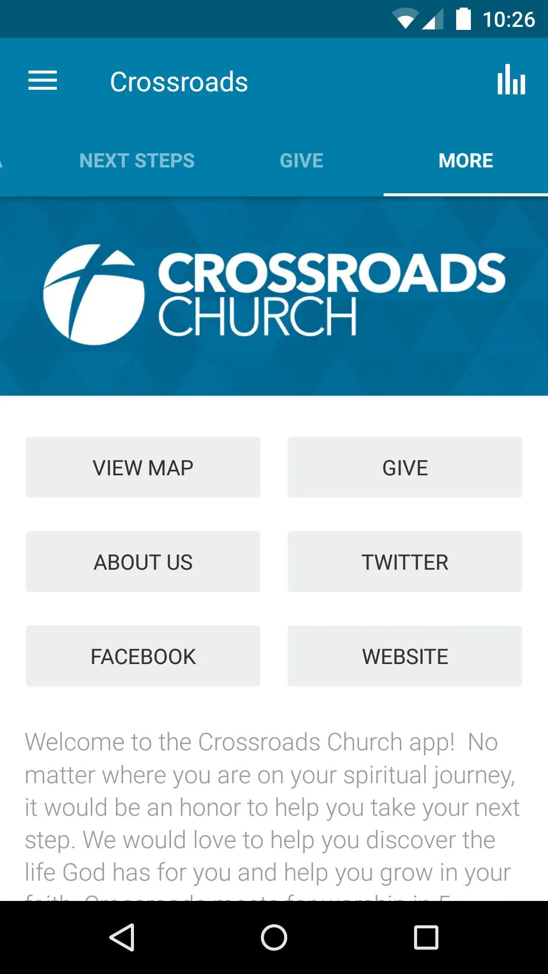 Crossroads Church (XR.Church) | Indus Appstore | Screenshot