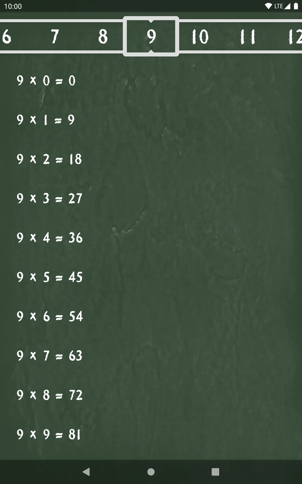 Times tables | Indus Appstore | Screenshot
