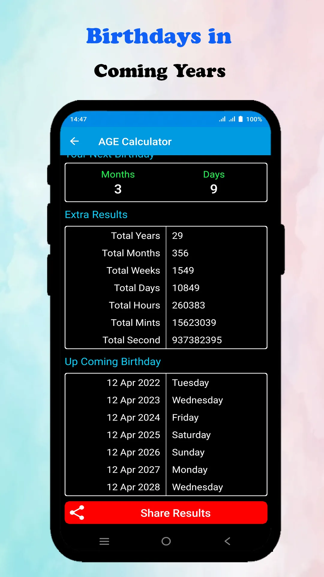 Age Calculator: Date of Birth | Indus Appstore | Screenshot