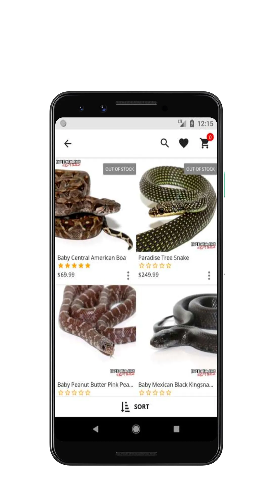 Underground Reptiles Store | Indus Appstore | Screenshot