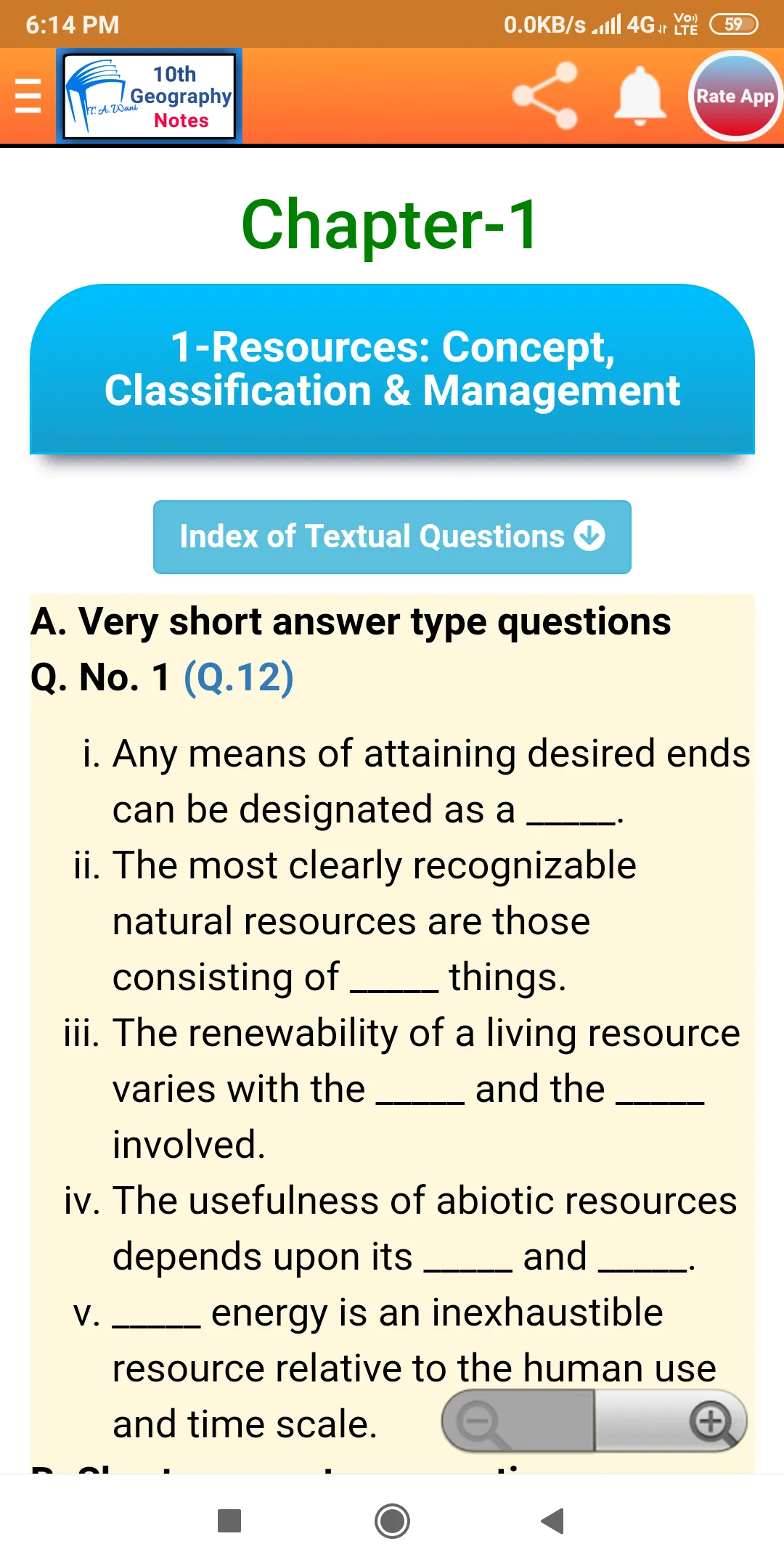 10th Geography Notes | Indus Appstore | Screenshot