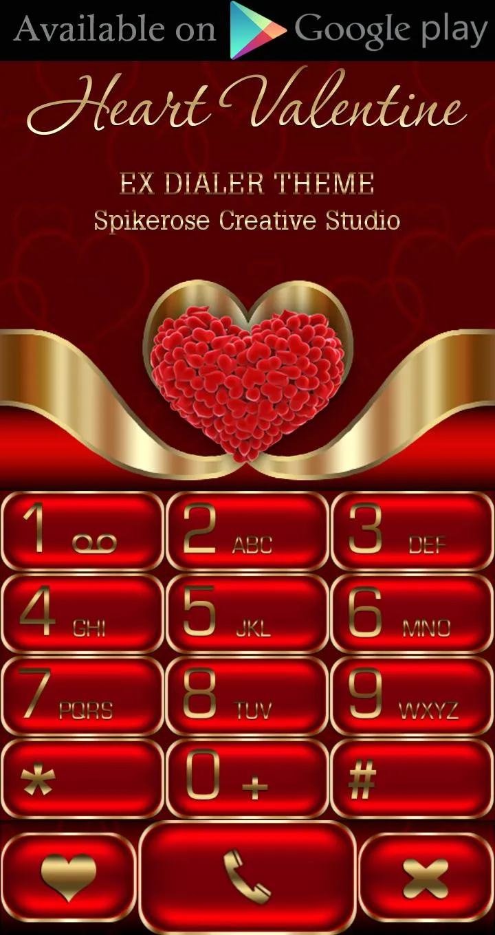 Hearts Love Go Locker theme | Indus Appstore | Screenshot