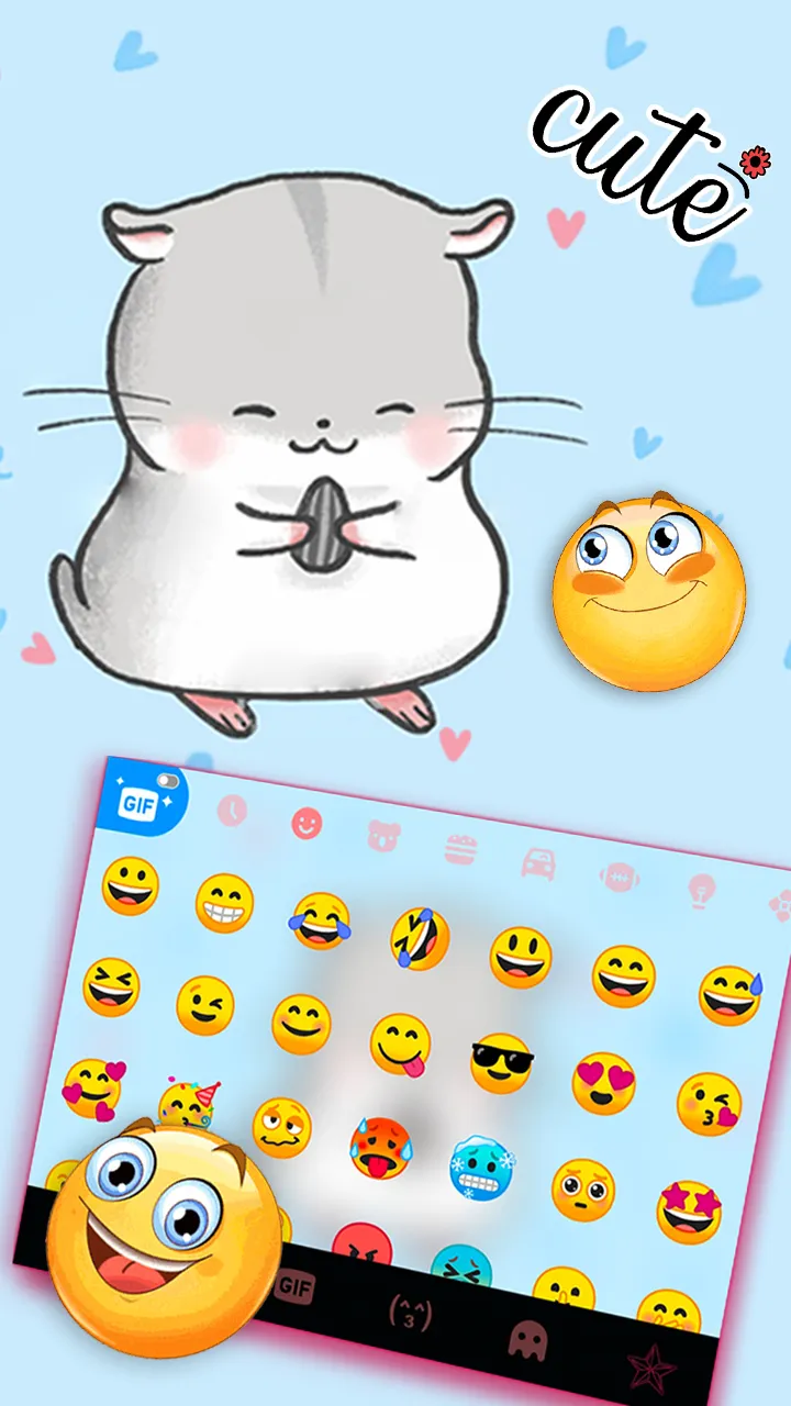 Cute Hamster Theme | Indus Appstore | Screenshot