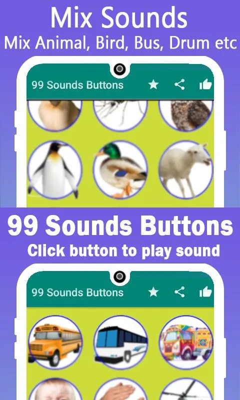 99 Sounds Buttons Funny | Indus Appstore | Screenshot